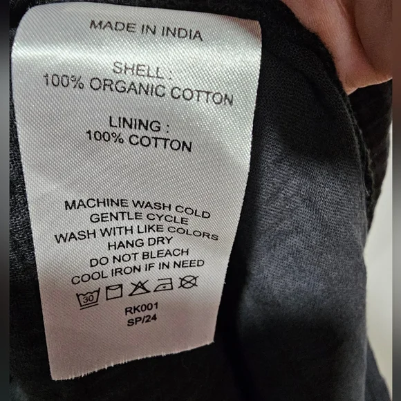 NWT Quince 100% Cotton Smocked Midi Dress, Medium - Picture 5 of 6